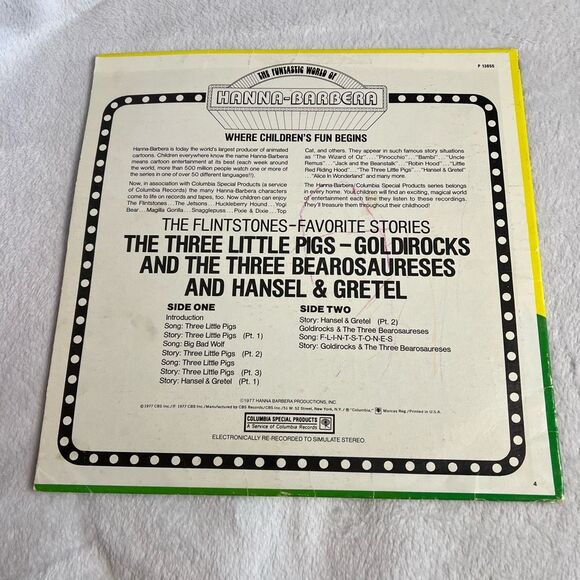 The Flintstones Favorite Stories Stories & Songs Three Little Pigs Hansel & Gret - Picture 3 of 8